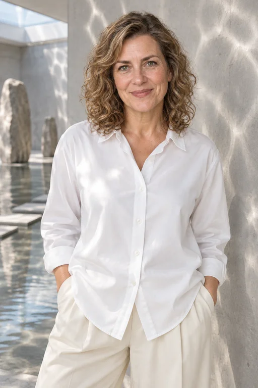 Laura in the Water Gallery photoshoot