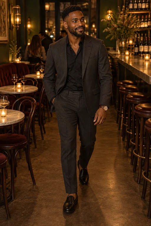 Arriving – Wine Bar Evening photoshoot