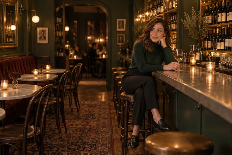 Bar at Night – Wine Bar Evening photoshoot