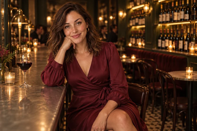 Bar Stool – Wine Bar Evening photoshoot