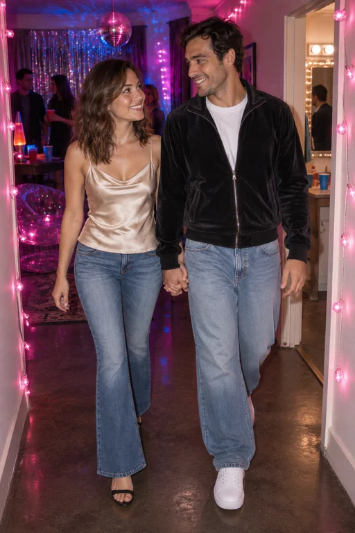Making an Entrance – Y2K Party photoshoot
