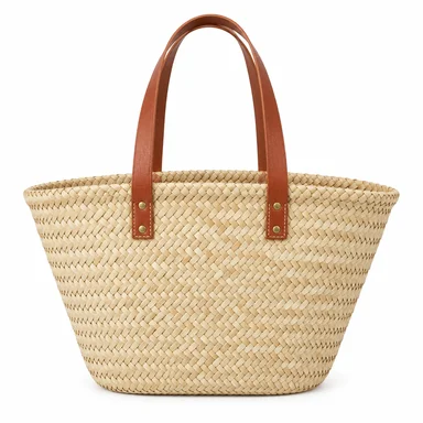 Basket bag · Straw