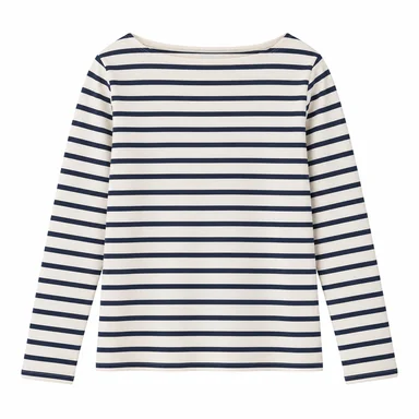 Breton top · Navy