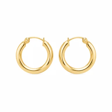 Small hoops · Gold