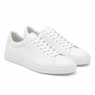 Leather sneakers · White
