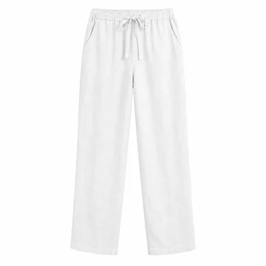 Linen trousers · White