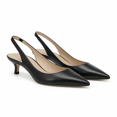 Slingbacks · Black